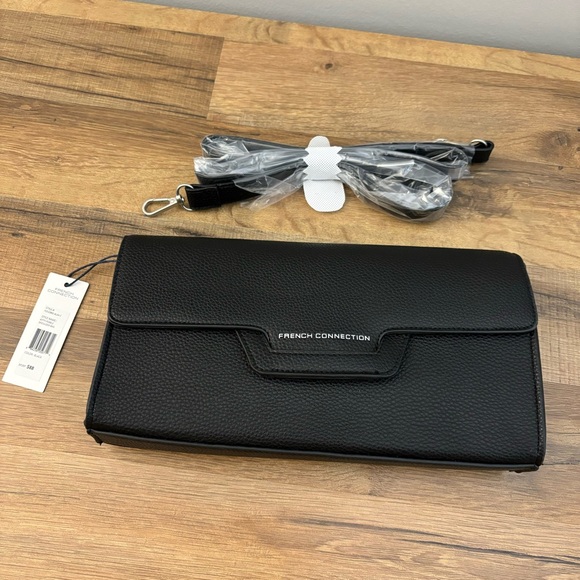 French Connection Handbags - French Connection Kitty Pebble Chain Shoulder Bag Purse NWT